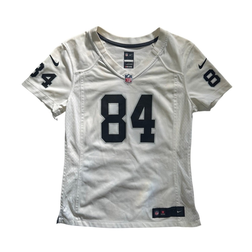NFL Oakland Raiders Antonio Brown 84 Nike On Field Jersey Womens S White